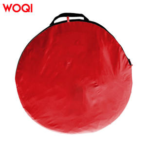 Tente de Douche/Abri Portable Pop-up Woqi 120x120x190cm Imperméable pour Extérieur Rouge Montage Automatique - Product Image 4