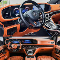 Vito W447 kit Interior mobil Aksesori Meja roda kemudi instrumen kontrol pusat GLS layar ganda baru Upgrade mobil mewah