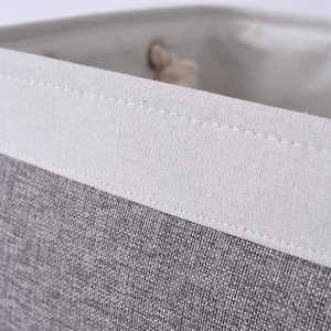 Grands paniers de <span class=keywords><strong>rangement</strong></span> en inox, paniers en tissu pour organisateur, bacs de <span class=keywords><strong>rangement</strong></span> pliables pour placard, pépinière, vêtements, jouets - Product Image 6