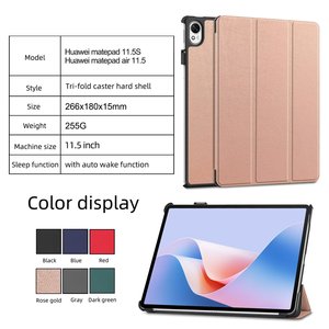 Funda Personalizada para Tablet <span class=keywords><strong>Huawei</strong></span> Matepad, Carcasa Rígida Trifold de PU y PC, Protección Antigolpes para la Cámara - Product Image 6