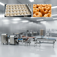 Nouvelle machine automatique écologique pour feuilles de pâte à donuts, en acier inoxydable 304, capacité de 8000 kg/jour, commande tactile, économie d'énergie