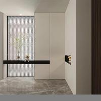 Banc d'entrée personnalisé haut de gamme avec coussin et rangement pour une entrée majestueuse