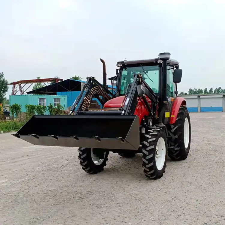 garden tractor High Output Mini Tractor With Front End Loader And Backhoe