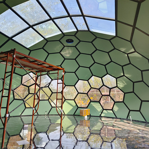 8m Diameter Luxury Big Brown Glass Dome <strong>Tent</strong> for Outdoor Party Events - Product Image 5