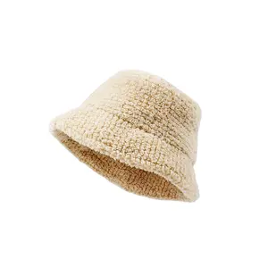 Vendita calda classica giovane e spessa in tinta unita cappelli a secchiello con Logo personalizzato pieghevole Casual cappello a secchiello