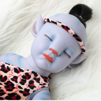 Muñeca Luminosa Avatar Reborn, Lavable y Realista, Hecha de Goma Suave que Cubre Todo el Cuerpo
