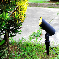 Projecteur extérieur étanche à LED COB 5W/10W/15W, éclairage paysager, IP65, lampes de jardin