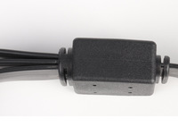 Cable de Extensión OBD2 en Ángulo Recto, 1 Macho a 3 Hembras, con Interruptor Independiente, 16 Pines, Cable Alimentado para Herramientas de Diagnóstico de Automóviles