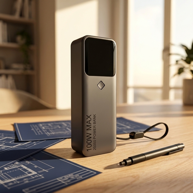Portable 20000mah Digital Display Power Bank Super Fast 100W Charging High Capacity 20000mah Portable Power