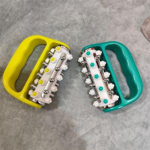 Handheld Leg Massager <b>Roller</b> Yellow Green Manual Massage For Legs Arms Fitness Body Shaping - Product Image 2