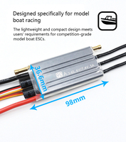 Dissipateur thermique en aluminium, ESC sans balais 40A-180A, refroidi à l'eau pour bateau RC, avion, voiture, drone FPV, XQ-POWER XQ rouge 3-6S
