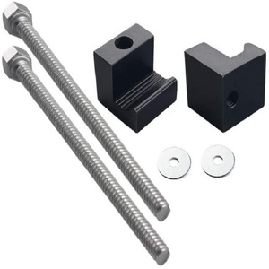 Aluminum Alloy J Type <b>Clamp</b> 125mm Adjustable Right Angle <b>Clamp</b> For Toolbox Pickup Black 4 Pack - Product Image 5