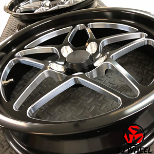 Jantes forgées Beadlock SJ 15x10J 17x4.5J 17x5J 18x5J 17x10J 17x11J 4*100 5*114.3 5*120 pour <span class=keywords><strong>Nissan</strong></span> <span class=keywords><strong>GTR</strong></span> Honda Hellcat Charger SRT - Product Image 3