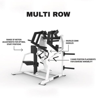 Máquina de Ejercicios Multifuncional de Titanio con Estructura de Acero, Características de Seguridad, Entrenamiento de Fuerza para Espalda y Brazos, Uso Comercial