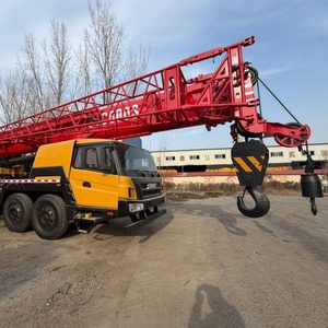Grue sur camion Sany STC750S d'occasion haute performance, 75 tonnes, avec moteur Weichai pour projets de construction de levage lourd - Product Image 3