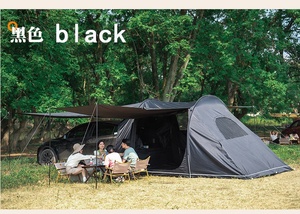 Tente de démarrage de voiture, <span class=keywords><strong>extension</strong></span> de tour à conduite automatique <span class=keywords><strong>avec</strong></span> auvent d'<span class=keywords><strong>extension</strong></span> en maille, hall avant, tente SUV, tente arrière - Product Image 2