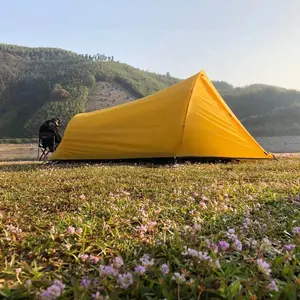MountainCattle Hot Selling 2 Man Tunnel Double Layer Nature Lightweight Camping Tent China Hiking Gears Factory