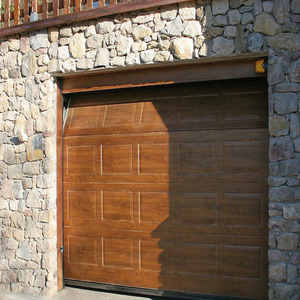 <span class=keywords><strong>Porte</strong></span> <span class=keywords><strong>de</strong></span> <span class=keywords><strong>garage</strong></span> <span class=keywords><strong>sectionnelle</strong></span> électrique automatique en alliage d'aluminium noir, ignifuge, à économie d'énergie, design moderne pour usage en entrepôt - Product Image 3