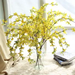 Modern style excellent raw material cheap winter jasmine artificial flower for home decor