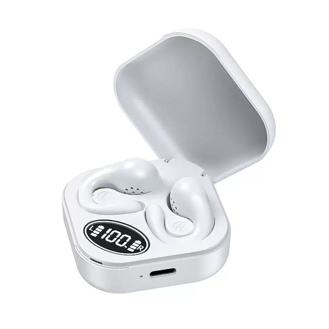 2026 New Open-Ear Wireless Earbuds with Dual Noise Cancellation & HD Call for Sports & Office
