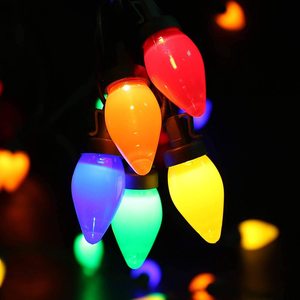 Jaiyi Hot Bán <span class=keywords><strong>C7</strong></span> dâu tây dẫn bóng Đèn ngoài trời không thấm nước tiết kiệm năng lượng bảo vệ môi trường cho Giáng sinh Đèn trang trí - Product Image 3