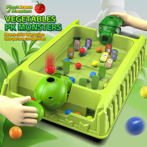 Jeu <span class=keywords><strong>de</strong></span> <span class=keywords><strong>société</strong></span> Plants vs. <span class=keywords><strong>Zombies</strong></span> pour enfants, ensemble multicolore <span class=keywords><strong>de</strong></span> lance-poissons, jeu interactif amusant pour toute la famille avec billes, pour les 5 à 7 ans - Product Image 3