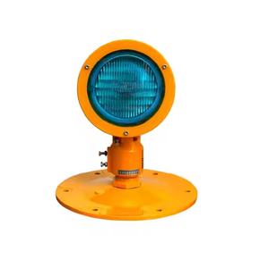 Base de luz de umbral de aproximación elevada verde de luz de obstrucción de pista halógena unidireccional 6.6A compatible con ICAO/FAA/IEC - Product Image 3