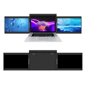 Triple Portable Monitor 13.3 inch double 1920*1080px lcd for multi-display share-design-edit-live Etc dual screen for laptop