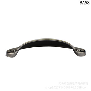 Tirador semicircular de hierro cepillado azul antiguo de 81 mm para cajón de gabinete BA53 - Product Image 4