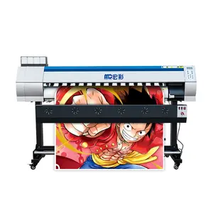 热卖微距彩色新更新1.8米/6英尺大幅面卷对卷喷墨紫外打印机