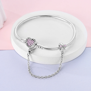 Pulseras <span class=keywords><strong>de</strong></span> Plata 925 <span class=keywords><strong>Originales</strong></span> con Cierre <span class=keywords><strong>de</strong></span> Cadena <span class=keywords><strong>de</strong></span> Serpiente y Abalorios para <span class=keywords><strong>Charms</strong></span>, Joyería DIY para Mujer - Product Image 5