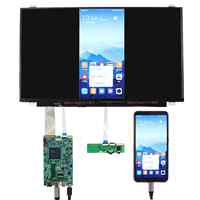 Écran LCD de remplacement pour projecteur 15,6 pouces 4K 3840x2160 EDP 40 broches avec carte PCB Type-C pour connexion au téléphone