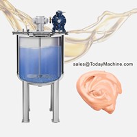 Huile Savon Saponification Acier Inoxydable Agitateur Liquide Chauffage Électrique Navire De Mélange Réservoir De Mélange Gainé