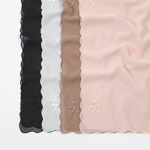 Novedades 2026: Hijab Minimalista de Chifón con Diseño de Mariposa para Verano, Ropa de <span class=keywords><strong>Playa</strong></span>, Regalos de Agradecimiento para Maestras, Pañuelo Hijab Rosa, Artículo de Regalo - Product Image 4