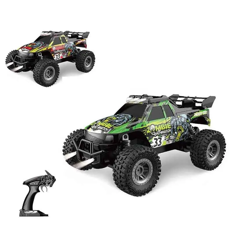 Amazon hot sale 2.4Ghz high speed 1:18 RC car toys radio control big wheel racing off road car for children