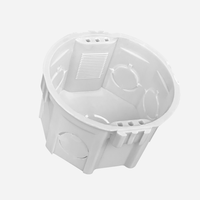 Caja de conexiones de enchufe de interruptor de estilo europeo Caja de alambre inferior circular oculta Alta