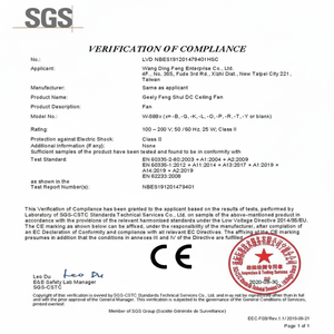 Ventilateur de plafond intelligent avec télécommande - Product Image 1