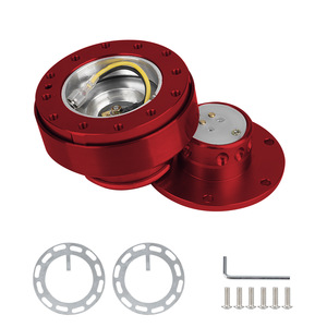 ดุมปลดเร็วพวงมาลัยรถยนต์ Ding Sound ทำจากอลูมิเนียมอัลลอย สีแดง น้ำเงิน ดำ ใช้ได้กับรถยนต์ทั่วไป - Product Image 5