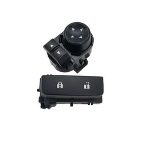 Chevrolet Rearview <b>Mirror</b> And Door Lock Switch Combination 22883768 15804093 Black <b>Plastic</b> Iron - Product Image 4