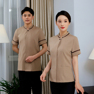 Touchhealthy Logo personnalisé unisexe uniformes d'hôtel ménage et Spa femme <span class=keywords><strong>de</strong></span> chambre costumes <span class=keywords><strong>de</strong></span> nettoyage <span class=keywords><strong>pour</strong></span> hommes <span class=keywords><strong>pour</strong></span> hôtels et spas - Product Image 6