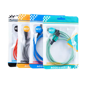 Caja de embalaje de cartón personalizada para cable de datos con colgador - Product Image 3