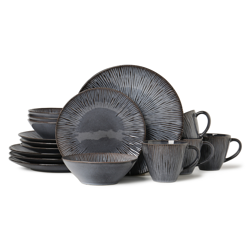 White Ceramic Dinnerware Sets Modern Luxury
