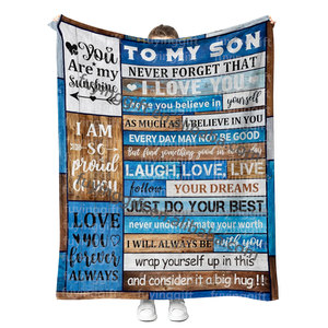 Coperta Personalizzata per Nipoti, Figli, Figlie, Regali per Bambini, Coperta in Pile e Flanella con Stampa Personalizzata - Product Image 4