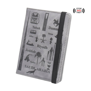 Bền RFID trường hợp hộ chiếu-Trung Đông lấy cảm hứng từ thiết kế Bán buôn giá cả và nhanh chóng vận chuyển toàn cầu động vật/kiến trúc in - Product Image 2