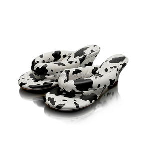 Bang Zacht Brood Serie Zomer Open Teen Outdoor Wig Brood Slippers Shit Slippers Hoge Hakken Slip-On Muilezels - Product Image 4