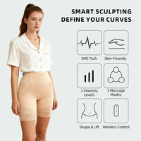 Shorts de massage par impulsions EMS sans fil, tissu extensible confortable pour la maison et la pratique sportive, service OEM ODM