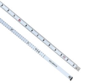 Llavero de Metal de 2M/6,5 pies, Mini cinta métrica de acero pequeña, cinta métrica de acero de doble escala en pulgadas - Product Image 6