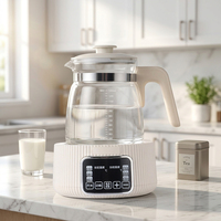 Chauffe-lait pour bébé multifonctionnel, bouilloire électrique en verre pour faire du thé et du café, vente chaude