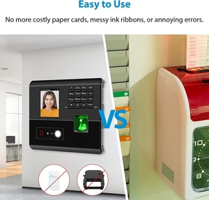 Đồng Hồ Bấm Giờ Nhân Viên Ghi Hình Sinh Trắc Học Máy Chấm Công In Dấu Vân Tay - Product Image 4