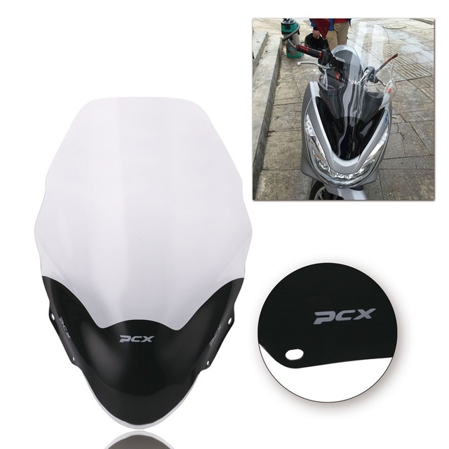 Motorcycle Windshield Windscreen for Honda PCX125 PCX150 2013-2017